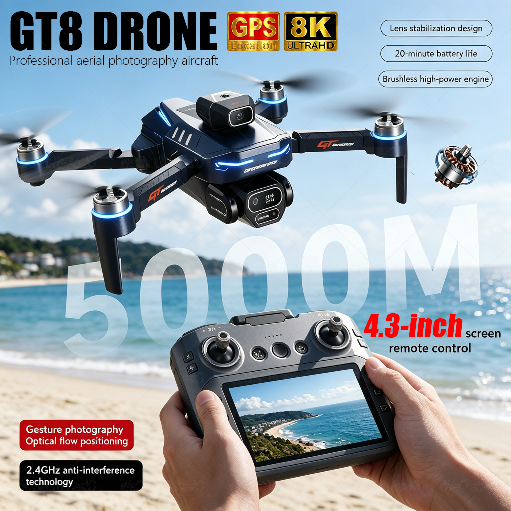 Drone Photogrammetry - НОВЫЙ Дрон GT8 HD RC с